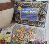 Thumbnail for Book Set - 2 Books 'Animal Totem Colouring Book' COLOURING BOOK and POCKET BOOK SET by Mirree Contemporary Dreamtime Animal Series