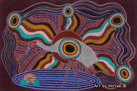 Thumbnail for Dreamtime Brolga Original Painting Dreamtime Collection by Mirree