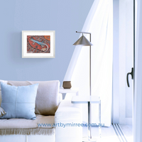 Thumbnail for 'GECKO' A3 Girlcee Print by Mirree Contemporary Aboriginal Art