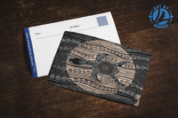 Thumbnail for Dreamtime Turtle Aboriginal Art by Mirree A6 PostCard Single