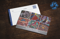 Thumbnail for Australian Animal Dreaming Contemporary Aboriginal Art A6 PostCard Single by Mirree