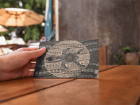 Thumbnail for Dreamtime Turtle Aboriginal Art by Mirree A6 PostCard Single