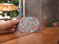 Thumbnail for Resting Place of Rainbow Serpent Universal Spirit Dreaming Aboriginal Art A6 PostCard Single by Mirree