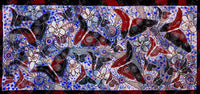 Thumbnail for Extra Long Version Limited Edition Ancestral Butterfly Painting Girlcee Print by Mirree Contemporary Aboriginal Art