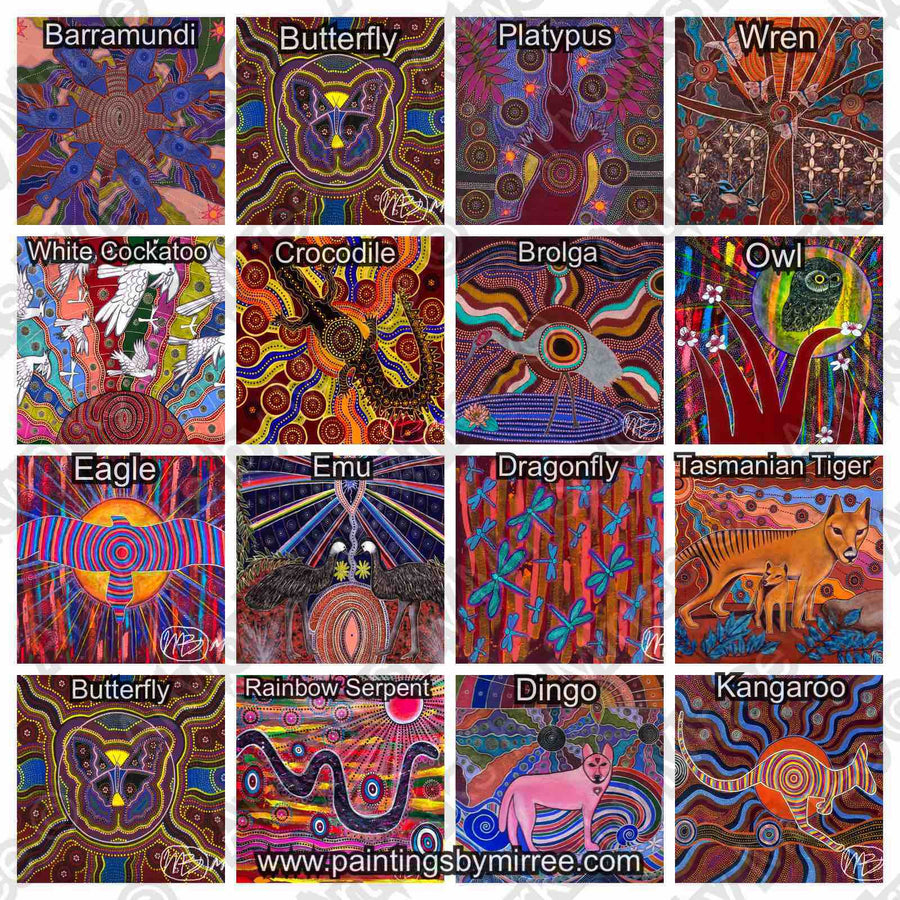 Aboriginal Art Animal Totems
