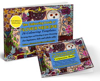 Thumbnail for Book Set - 2 Books 'Flower Medicine Colouring Book' COLOURING BOOK and POCKET BOOK SET by Mirree Contemporary Dreamtime Animal Series