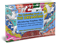 Thumbnail for 'Dreamtime Colouring Book' COLOURING BOOK by Mirree Contemporary Dreamtime Animal Series