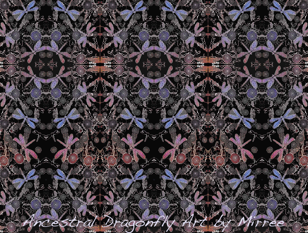 Purchase a unique Aboriginal scarf design with Dreams of Creation