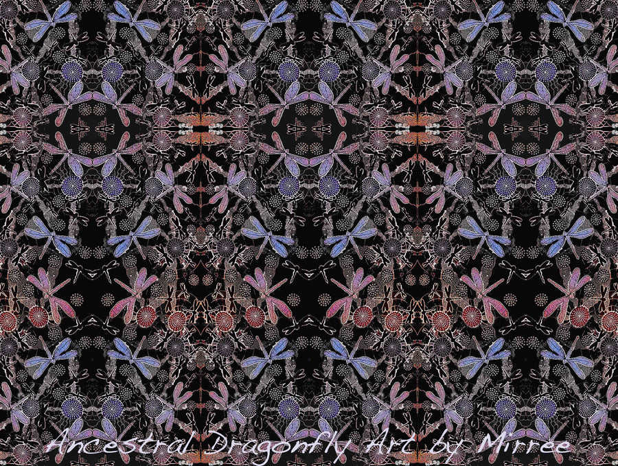 Purchase a unique Aboriginal scarf design with Dreams of Creation