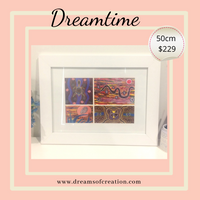Thumbnail for 'Animal Dreamings of the Dreamtime' 50cm Framed PHOTOGRAPH by Mirree Contemporary Aboriginal Art