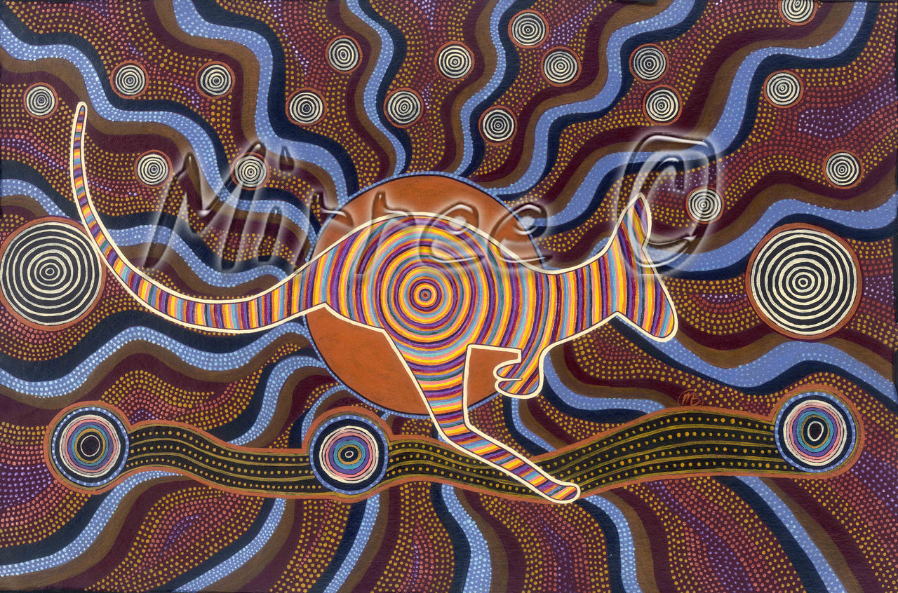 Aboriginal Art Animal Dreaming & Ancestral Gift Card Set