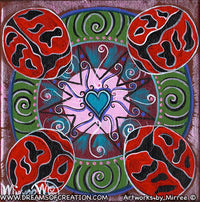 Thumbnail for 'LADY BEETLE' Original Painting by Mirree Contemporary Dreamtime Animal Dreaming