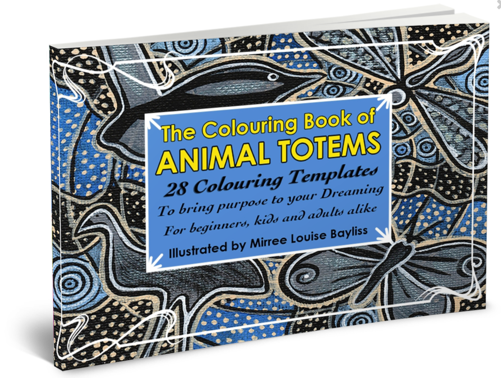 'Animal Totems Colouring Book' COLOURING BOOK by Mirree Contemporary Dreamtime Animal Series