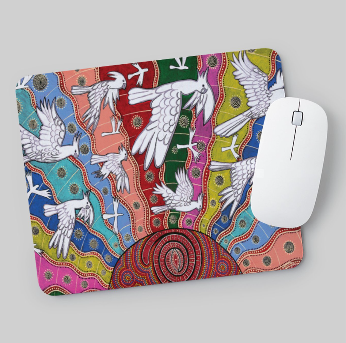 Dreamtime Cockatoo MOUSE PAD