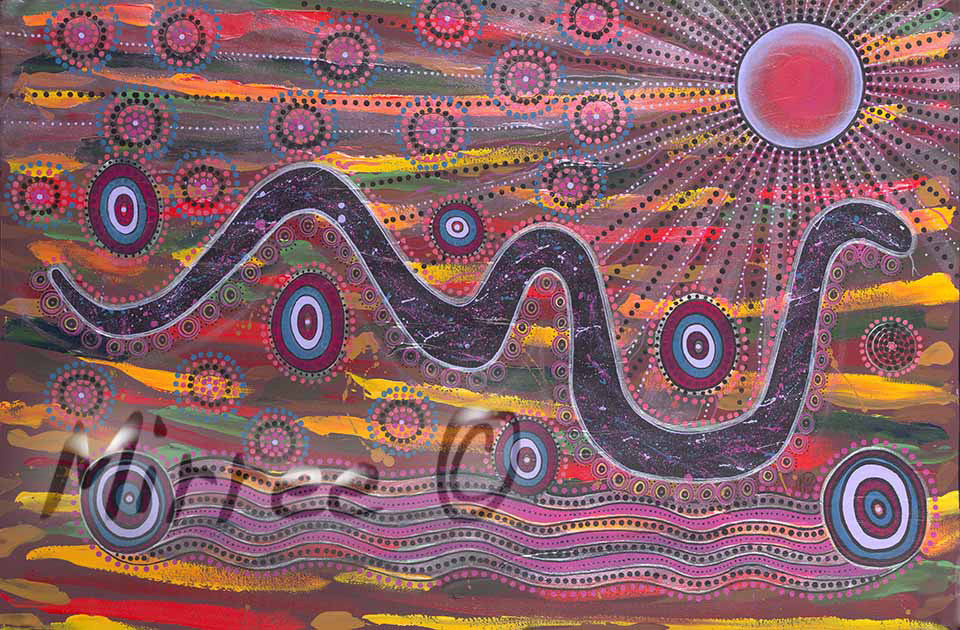 Aboriginal Art Animal Dreaming & Ancestral Gift Card Set