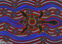 Thumbnail for Aboriginal Art Animal Dreaming & Ancestral Gift Card Set