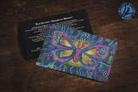 Thumbnail for 'Butterfly by Midnight' Aboriginal Art A6 Story PostCard Single by Mirree