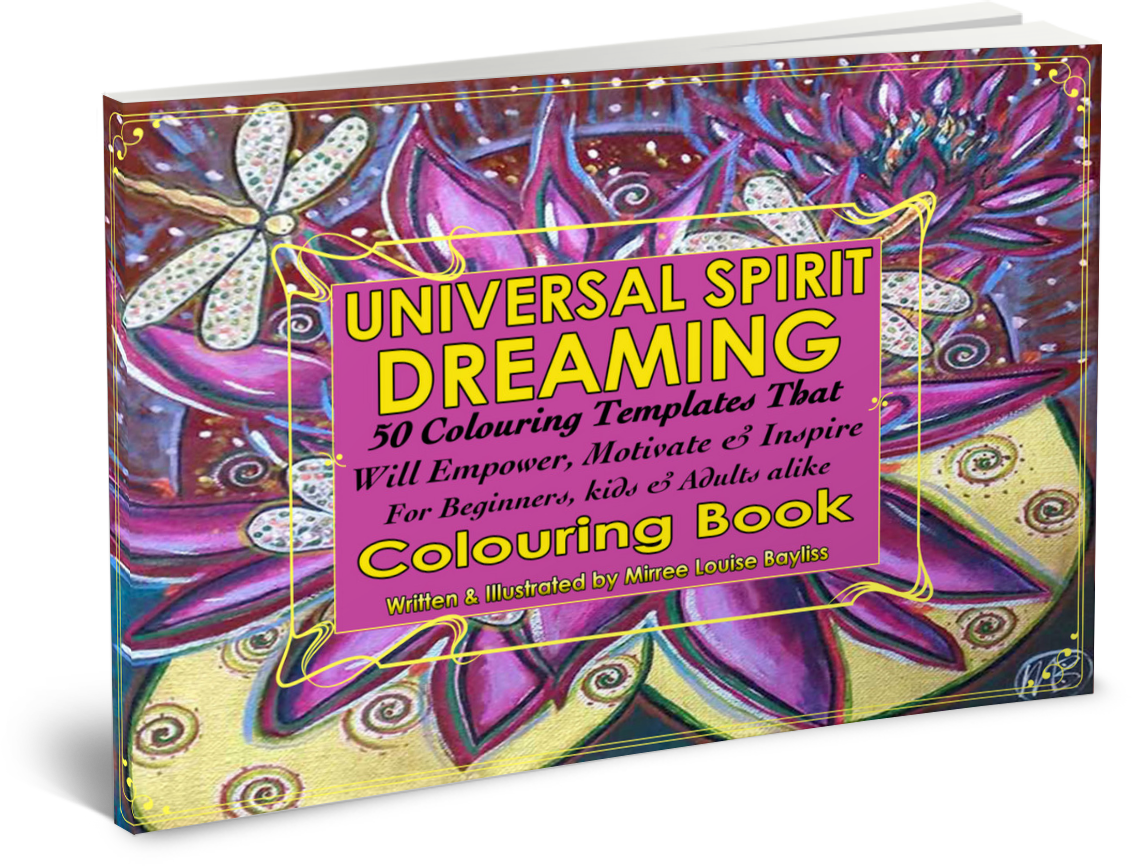'Universal Dreaming Colouring Book' COLOURING BOOK by Mirree Contemporary Dreamtime Animal Series