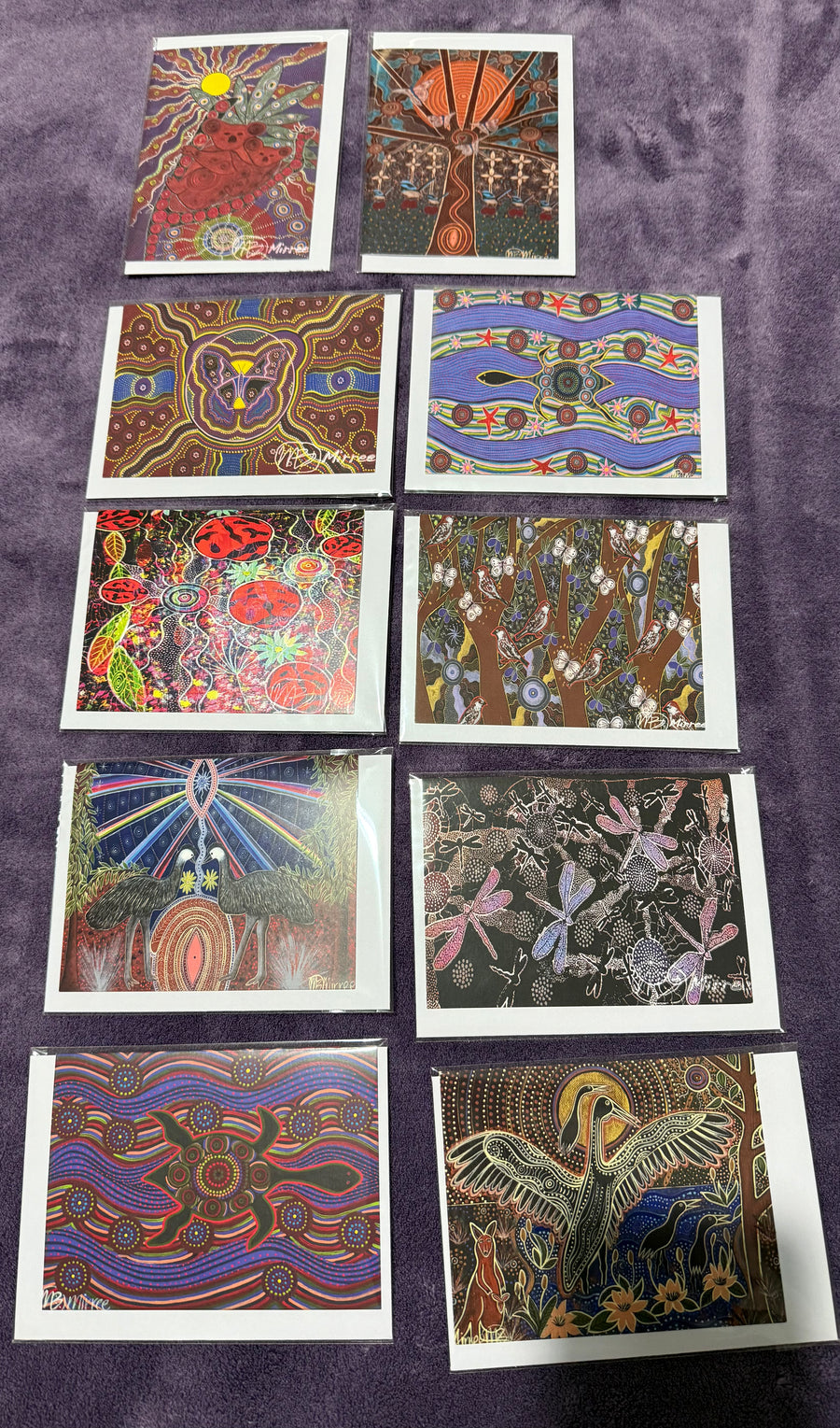 Gift Pack of 10 Gift Cards - Animal Dreaming A6 Gift Cards with story on back, blank inside #8