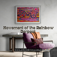 Thumbnail for 'Rainbow Serpent' ORIGINAL PAINTING by Mirree Contemporary Aboriginal Art