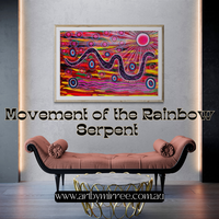 Thumbnail for 'Rainbow Serpent' ORIGINAL PAINTING by Mirree Contemporary Aboriginal Art