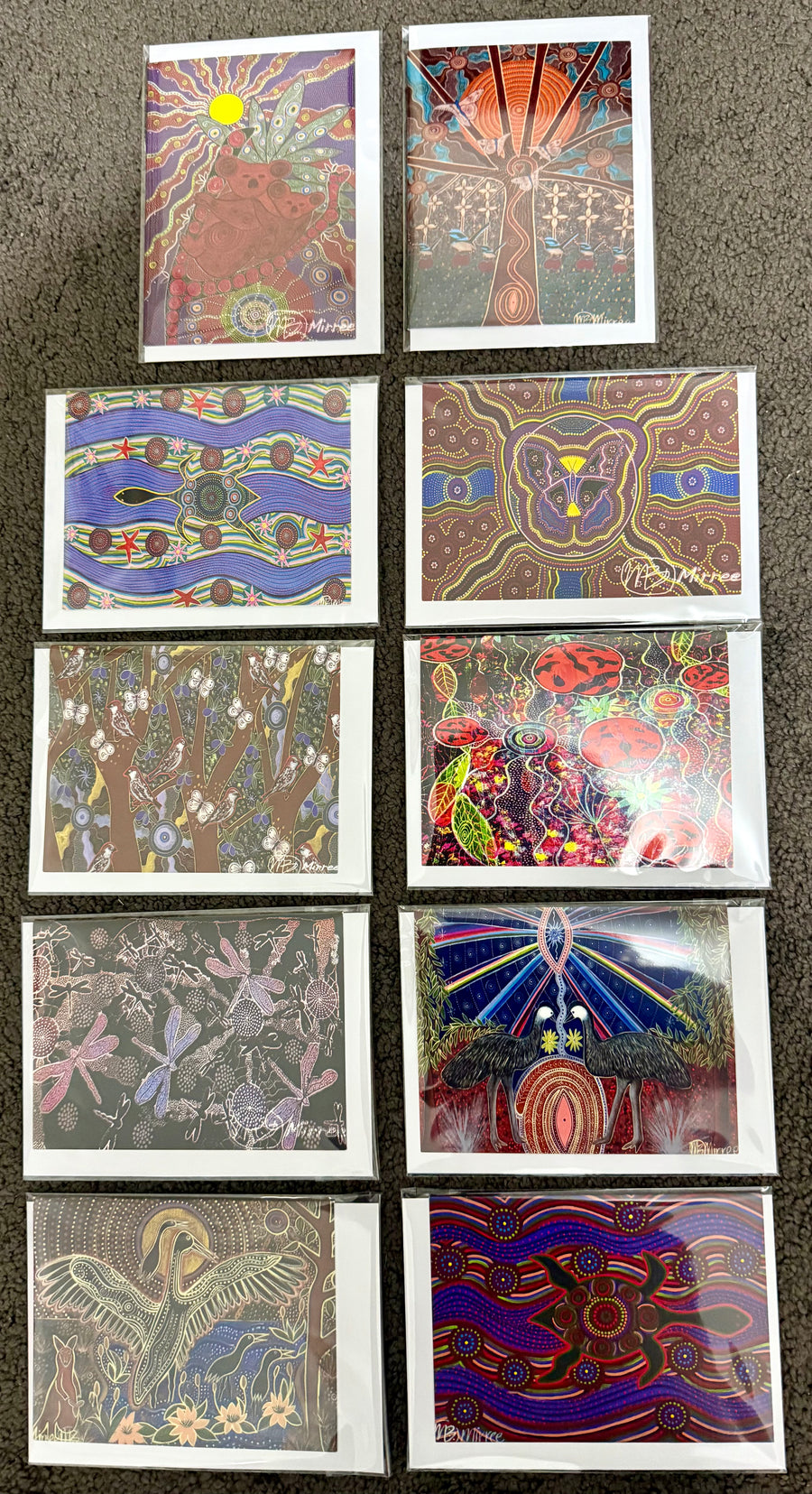 Gift Pack of 10 Gift Cards - Animal Dreaming A6 Gift Cards with story on back, blank inside #8