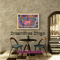 Thumbnail for 'Australian Dingo' ORIGINAL PAINTING by Mirree Contemporary Aboriginal Art