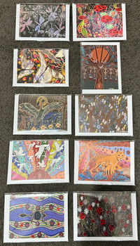 Thumbnail for Gift Pack of 10 Gift Cards - Animal Dreaming A6 Gift Cards with story on back, blank inside #3
