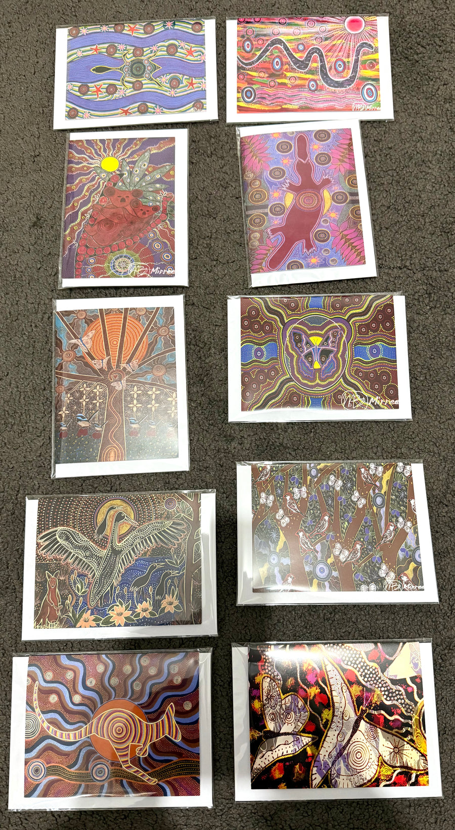 Gift Pack of 10 Gift Cards - Animal Dreaming A6 Gift Cards with story on back, blank inside #4