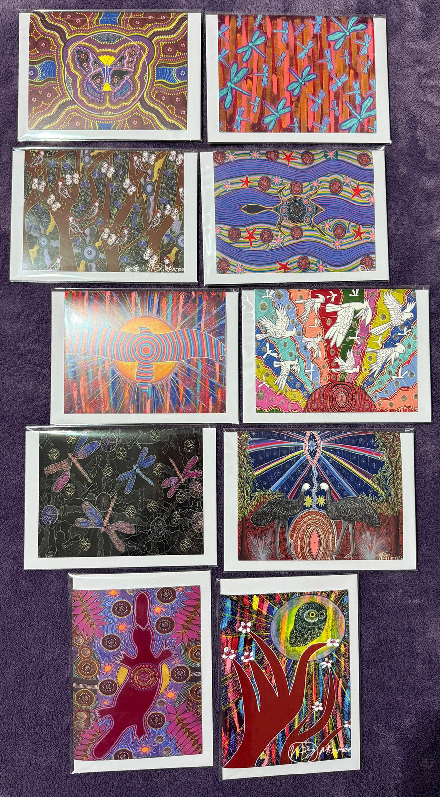 Gift Pack of 10 Gift Cards - Animal Dreaming A6 Gift Cards with story on back, blank inside #5