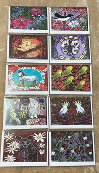 Thumbnail for Gift Pack of 10 Gift Cards - Flower Medicine A6 Gift Cards with story on back, blank inside #2