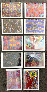 Thumbnail for Gift Pack of 10 Gift Cards - Animal Dreaming A6 Gift Cards with story on back, blank inside #5