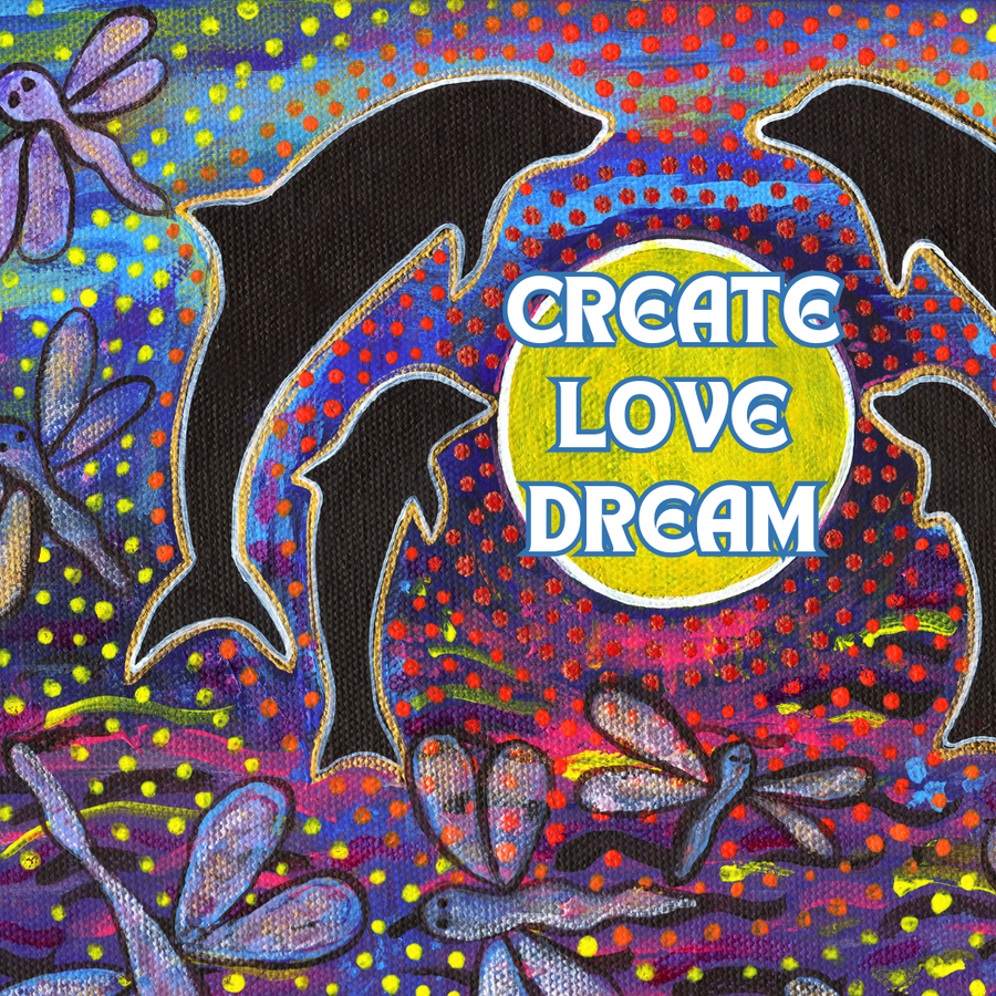 "Womens Day" Create, Love Dream Motivational Phone Wallpaper with Dolphin by Mirree PDF