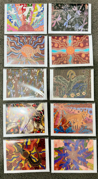 Thumbnail for Gift Pack of 10 Gift Cards - Animal Dreaming A6 Gift Cards with story on back, blank inside #10