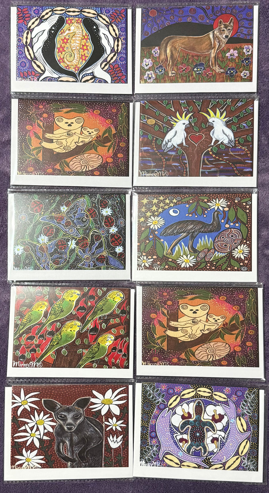 Gift Pack of 10 Gift Cards - Flower Medicine A6 Gift Cards with story on back, blank inside #3