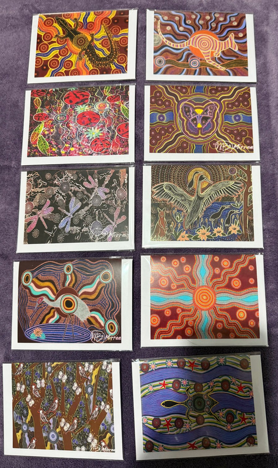 Gift Pack of 10 Gift Cards - Animal Dreaming A6 Gift Cards with story on back, blank inside #7