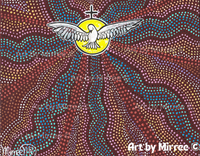 Thumbnail for Holy Spirit Contemporary Aboriginal Art Original Painting by Mirree