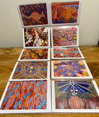 Thumbnail for Gift Pack of 10 Gift Cards - Animal Dreaming A6 Gift Cards with story on back, blank inside #6