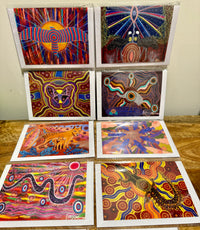 Thumbnail for Gift Pack of 10 Gift Cards - Animal Dreaming A6 Gift Cards with story on back, blank inside #7