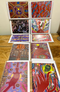Thumbnail for Gift Pack of 10 Gift Cards - Animal Dreaming A6 Gift Cards with story on back, blank inside #8