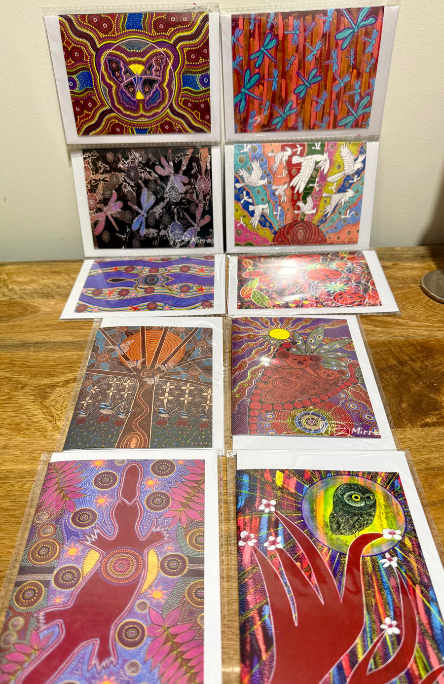 Gift Pack of 10 Gift Cards - Animal Dreaming A6 Gift Cards with story on back, blank inside #8