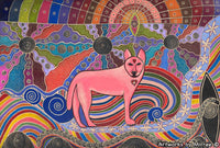 Thumbnail for 'Australian Dingo' ORIGINAL PAINTING by Mirree Contemporary Aboriginal Art