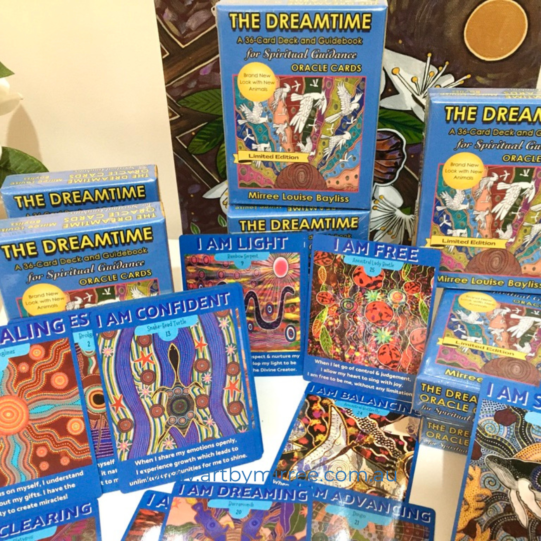 LIMITED EDITION 'Dreamtime Oracle Deck' ORACLE DECK by Mirree Contemporary Dreamtime Animal Series