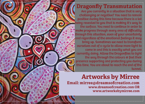 'Dragonfly Transmutation' 32cm Framed Art by Mirree Contemporary Aboriginal Art