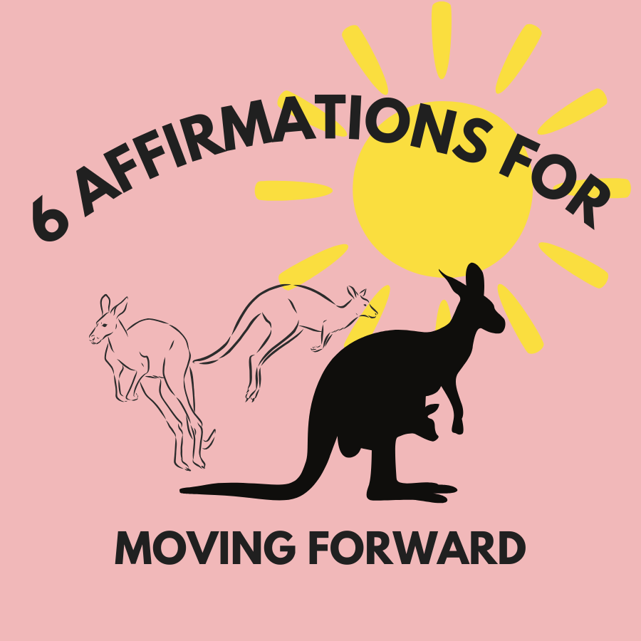 "6 Affirmations for Moving Forward with Red Kangaroo" Guide with Mirree PDF