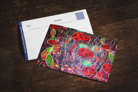 Thumbnail for Ancestral Lady Beetles Aboriginal Art by Mirree A6 blank PostCard Single