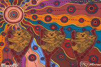 Thumbnail for Day Time Koala Universal Spirit Dreaming Aboriginal Art A6 Story PostCard Single by Mirree