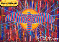 Thumbnail for Eagle Spirit Dreaming Aboriginal Art A6 Story PostCard Single by Mirree