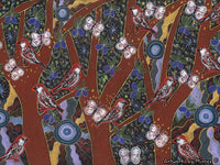 Thumbnail for 'ANCESTRAL SPARROW' Spiritual Integrity A3 Girlcee Print by Mirree Contemporary Aboriginal Art