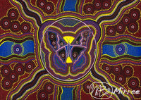 Thumbnail for Butterfly Spirit Dreaming Giclee Aboriginal Art Print by Mirree